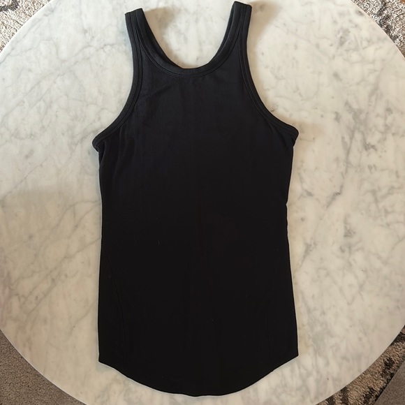 lululemon modal tank size 4 in blk - Picture 1 of 3